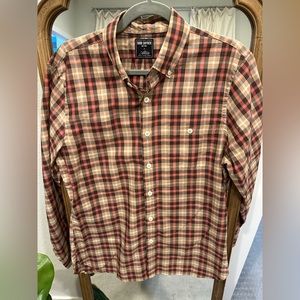 M’s Todd Snyder NY + Alluni button front brown and pink, size M